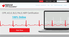 Desktop Screenshot of nationalcprassociation.com
